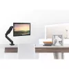 Monitora stiprinājums MACLEAN MC-860 galda stiprinājums 27 collu (68,6 cm) ekrāniem, VESA 75x75–100x100, maks. slodze 8 kg, melns