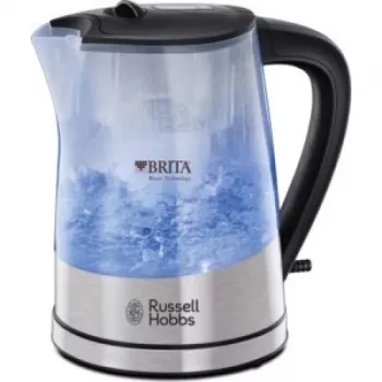 Russell Hobbs tējkanna Purity 1l melns stikls 22850-70 2285070 (22850-70)