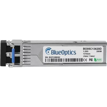 SFP raiduztvērējs BlueOptics F-SM1310-20KM-1.25G vienmoda 1310 nm 20 km 1,25 Gbps