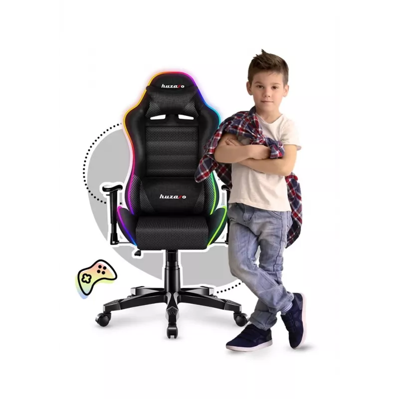 GAMING KRĒSLS BĒRNIEM HUZARO RANGER 6.0 RGB MESH