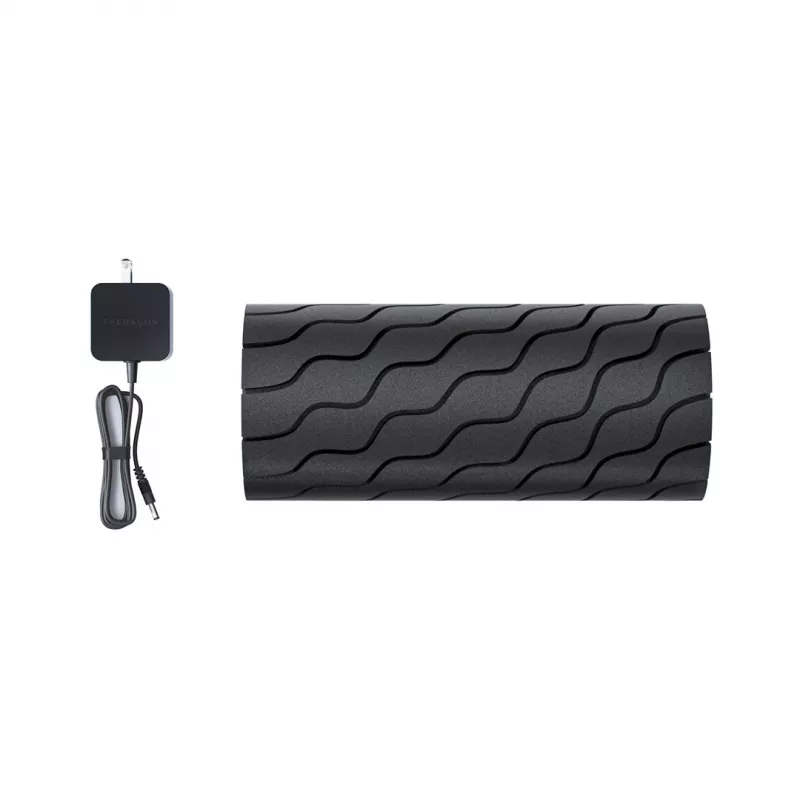 Therabody rullīšu masieris Theragun Roller Universal Melns — 5 ātrumi, vibrējošs, 1,5 kg, 12 V, 180 min baterijas darbība
