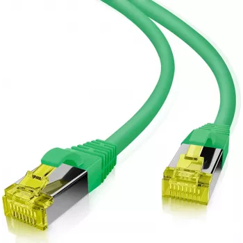 komutācijas kabelis helos Ultra Flex 5 m S/FTP Cat6a RJ-45, ekranēts tīkla kabelis