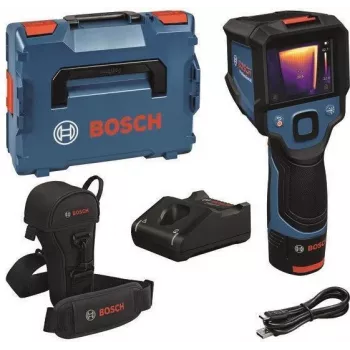 Termokamera Bosch GTC 12V-450-13 — temperatūras diapazons līdz 450°C