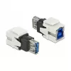 Keystone modulis DeLOCK 86394 Plakans Balts USB A