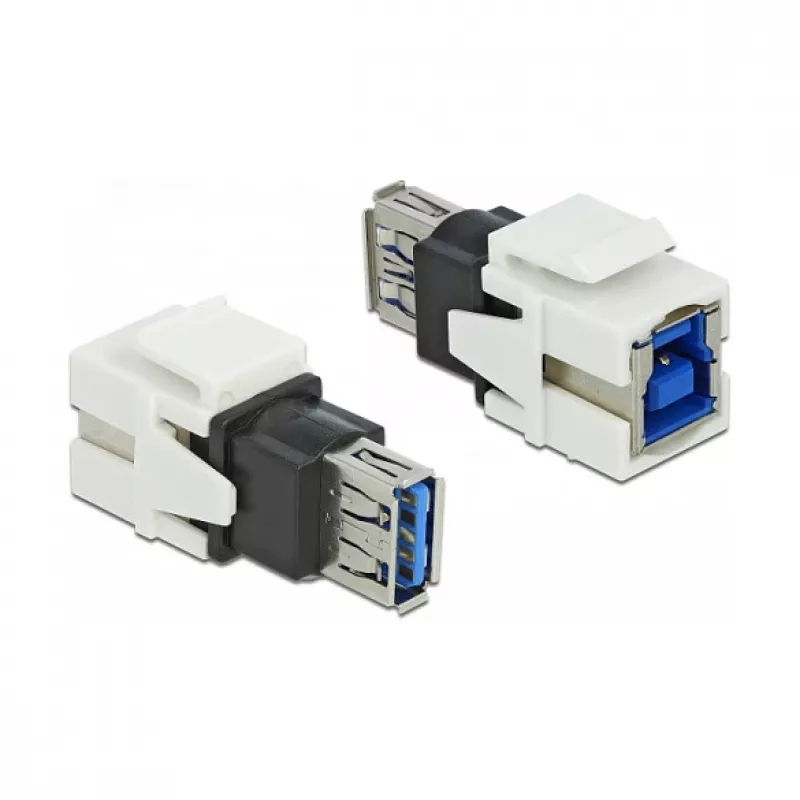 Keystone modulis DeLOCK 86394 Plakans Balts USB A