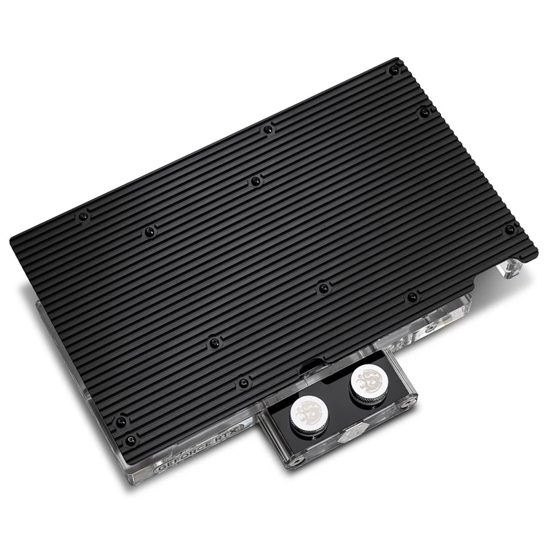 BitsPower Nebula Strix/TUF 4080 ARGB niķelēts + akrils – ūdens bloks grafiskajai kartei