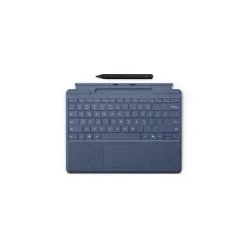 Microsoft Surface Pro tastatūra ar plāns Pen QWERTZ vācu valodas izkārtojumā zila