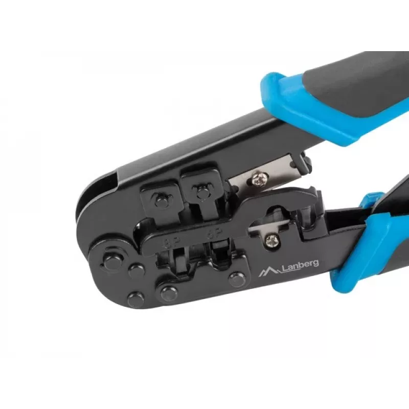 Krimperis LANBERG NT-0201 RJ-45 savienotājiem, 180 mm, 315 g, melns/zils