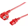 Barošanas kabelis CEE7/7 uz C13 ShiverPeaks BS09-05054 sarkans 5 m