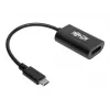 Tripp Eaton Tripp Lite Series USB C uz DisplayPort video adaptera pārveidotājs 4K x 2K @ 60Hz, melns, USB Type C uz DP, USB-C, USB Type-C 6 collas