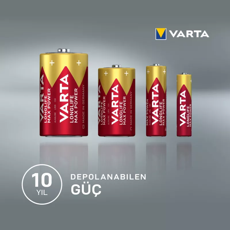 VARTA Max Tech Mignon baterija 1,5 V 4 gabalu blisterī (4706101404)