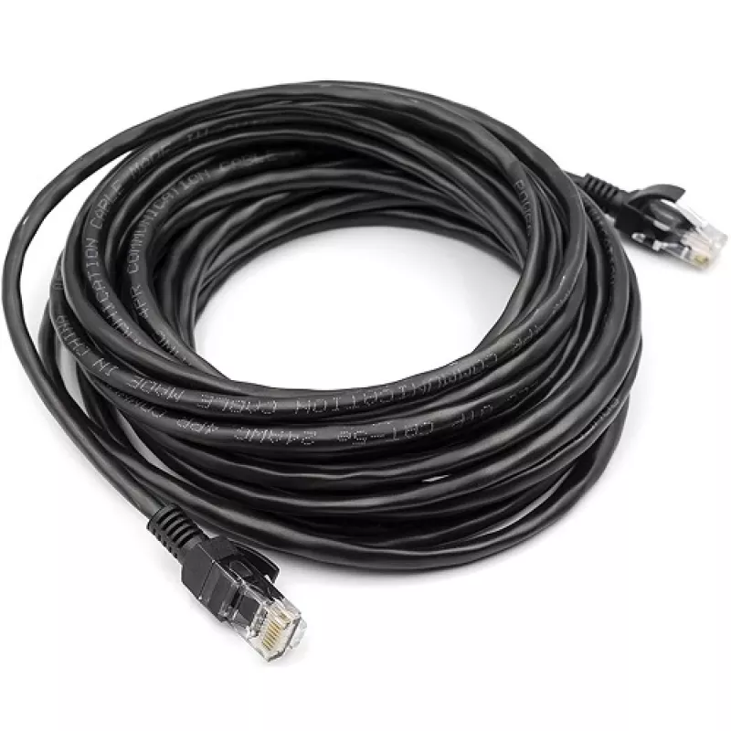 Kabelis Cat5E UTP, 7,5 m, melns