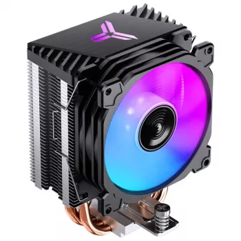 CPU dzesētājs Jonsbo CR-1400 E Melns ar 140 mm ventilatoru, gaisa dzesētājs procesoriem