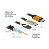 HDMI kabelis DeLOCK 85729 2 m HDMI Type A Standard Melns Gold