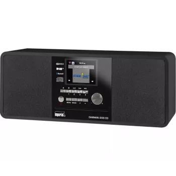 REHAU IMPERIAL DABMAN i200 CD Digital 20 W DAB+, FM, UKW Melns MP3 atskaņošana
