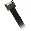 ICY DOCK MB414L-B MCIO 4i SFF-TA-1016 uz MCIO 4i SFF-TA-1016 kabelis, 0,5 m