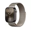 Apple 46mm Natural Milanese Loop M/L siksna titāna krāsā