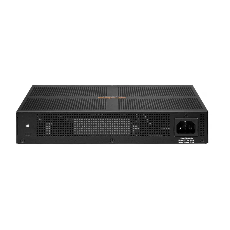 HPE Aruba Networking 6100 12G Class4 PoE 2G/2SFP+ 139W pārvaldīts L3 Gigabit Ethernet (10/100/1000) Power over Ethernet (PoE) 1U melns