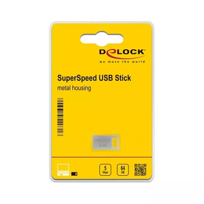 USB zibatmiņa DeLOCK 64 GB USB Type-A 3.2 Gen 1