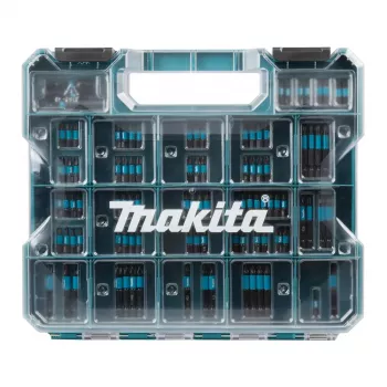 Uzgaļu komplekts Makita E-24826 — 100 gabali, dažādi skrūvēšanas un urbšanas uzgaļi, melns