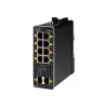 IE-1000-8P2S-LM, pārvaldāms, Gigabit Ethernet 10-100-1000, pilns duplekss, PoE