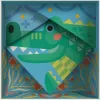 Ravensburger gleznošanas komplekts CreArt Do it together – Krokodils (bērnu kopīgais gleznošanas komplekts)