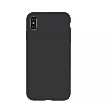 Aizsargājošs silikona maciņš Devia priekš iPhone XS Max (6,5 collu, melns)