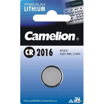 Vienreizlietojamā baterija Camelion CR2016-BP1