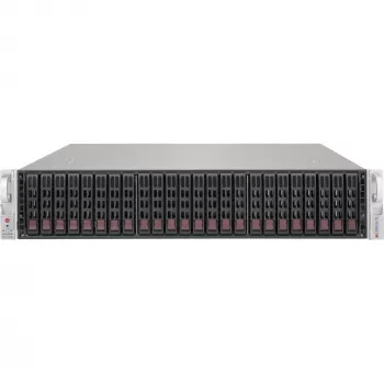 Supermicro - SuperChassis 216BE2C-R609JBOD - Rack Mount - 2U SATA/SAS Hot-Swap 600 Watt Melns