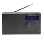 Radio DENVER DAB-51B — kompakts digitālais radio ar DAB+/FM/AM, melns