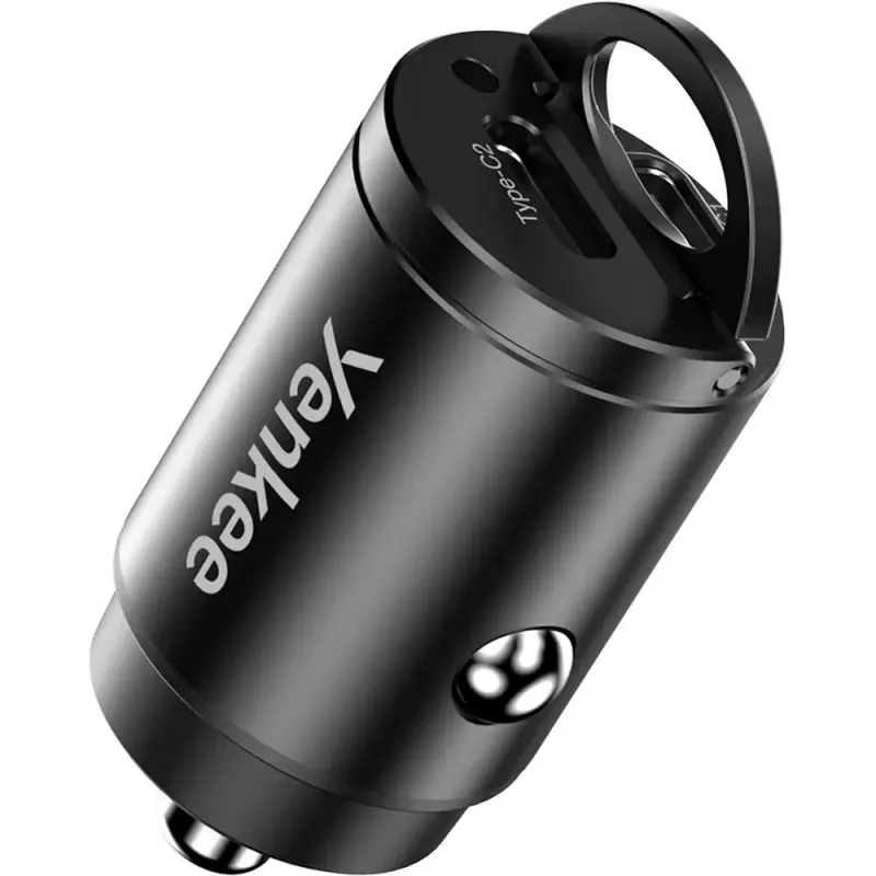 Auto lādētājs YENKEE CAR 01 Power Delivery 30W 2×USB-C