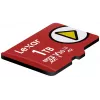 MicroSDXC atmiņas karte Lexar 1 TB UHS‑I Class 10 U3 V30 Lasīšana 205 MB/s Rakstīšana 140 MB/s (sarkana)