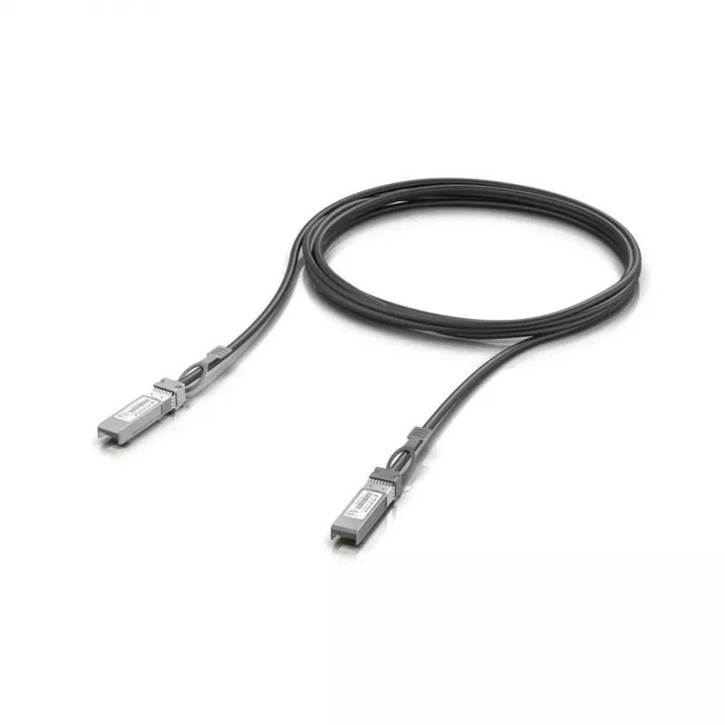 Ubiquiti UACC-DAC-SFP28-3M InfiniBand/optiskās šķiedras kabelis, melns