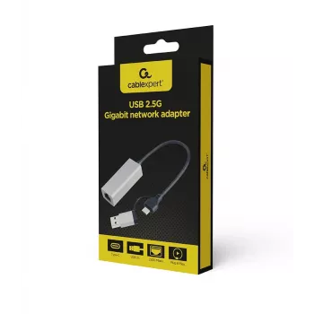 PowerLine tīkla adapteris Gembird A-USB3AC-LAN2G-01 2500 Mbit/s Ethernet LAN