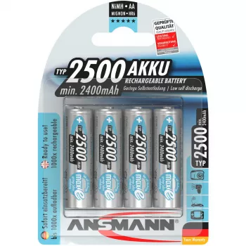 AA baterija Ansmann 2500mAh maxE plus niķeļa-metālhidrīda NiMH