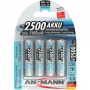 AA baterija Ansmann 2500mAh maxE plus niķeļa-metālhidrīda NiMH