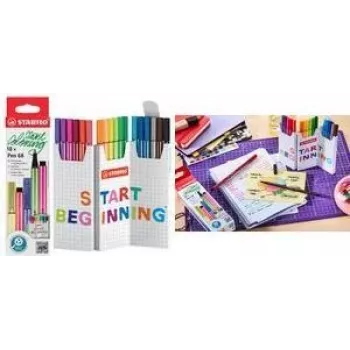 Felt-tip Pen STABILO Premium 68 Medium 18 Colours