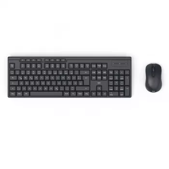 Bezvadu tastatūras un peles komplekts WKM-200 melns
