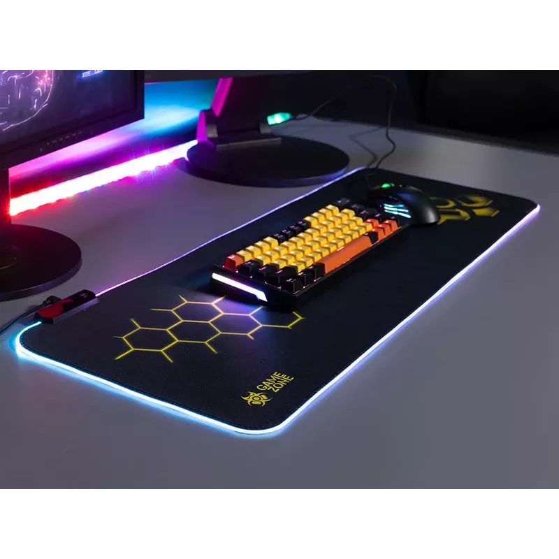 TRACER tastatūras un peles paliktnis GAMEZONE Hexy1 RGB 80/30/0.4