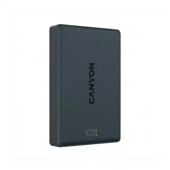 Canyon CPB511B Powerbank onPower 10.000 mAh plāns Magsafe melns (CNS-CPB511B)