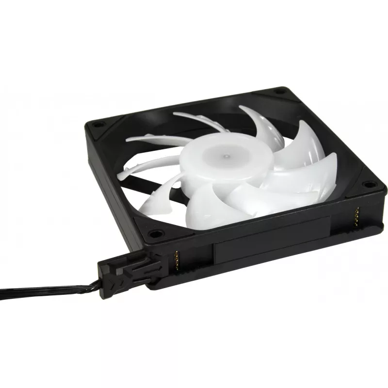 Datora korpusa ventilators INTER-TECH ES-011, 120 mm, melns, 1 gab.
