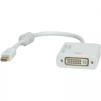 Video kabeļa adapteris ROLINE 12.03.3137 Mini DisplayPort uz DVI-D 0,1m