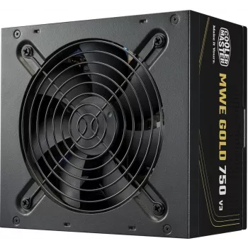 Barošanas bloks Cooler Master MWE GOLD 750v3 ATX 3.1 750W 80 PLUS Gold nemodulārs, 6x SATA, 4x 6+2 PCIe, 2x 4+4 EPS