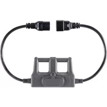 VOLTCRAFT CAA-1L 16 Mērīšanas adapteris IEC ierīces spraudnis C20 - IEC ierīces kontaktligzda C19 Tumši pelēks (CAA-1L 16)