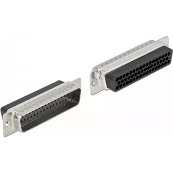 Vada savienotājs DeLOCK 66712 D-Sub HD 50 kontaktu Melns Sudrabains