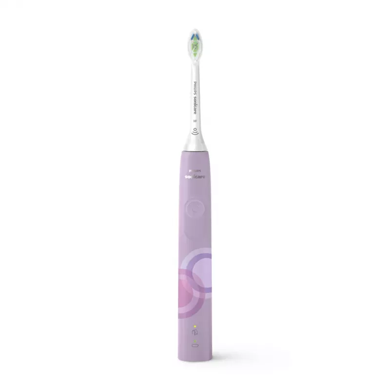 Sonic elektriskā zobu birste Philips 4100 Series HX3689/44 — iebūvēts Li‑Ion akumulators, 1 rokturis, 1 birstes galviņa, Ikdienas kopšanas režīms, ceriņkrāsas