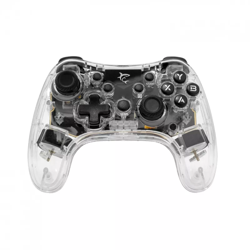 Wireless Gamepad White Shark GPW-8039 – ergonomisks bezvadu kontrolieris, kompakts dizains