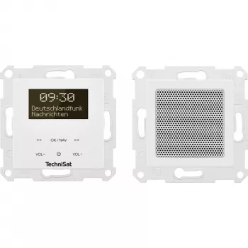 TechniSat DigitRadio UP 55 - DAB radio - 2 x 2 vati - balts (0001/3901)