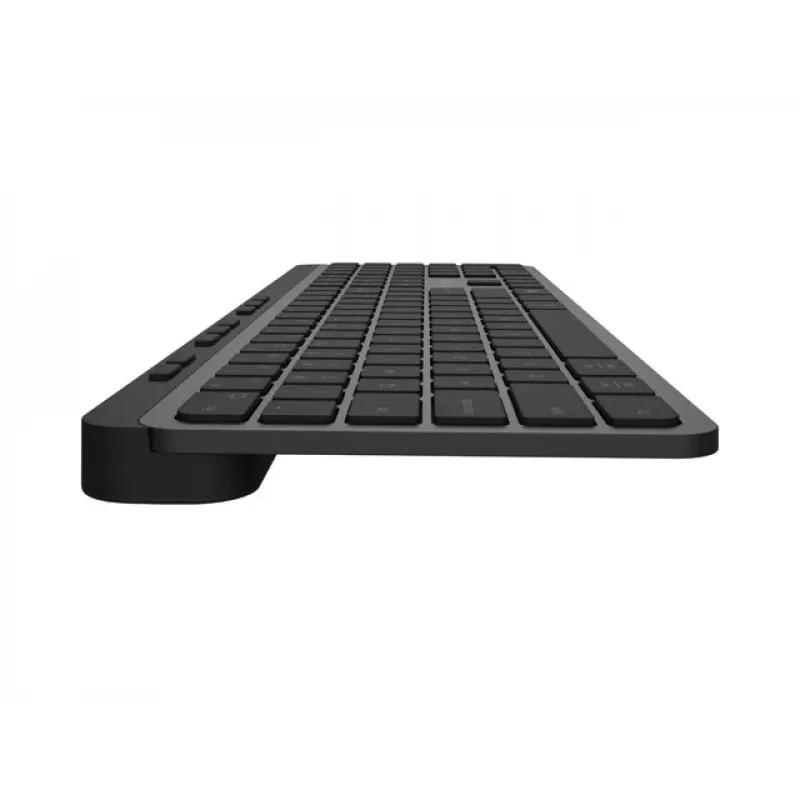 Bezvadu tastatūra NATEC Medusa — ASV izkārtojums, melna