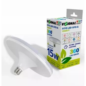 LED spuldze VISIONAL TL-A-15W — 15 W, 4000 K neitrāli balta